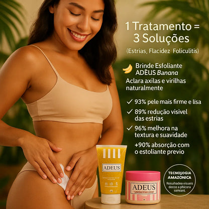 ADEUS PRESENTA: ™KIT PIEL DE SEDA BRASILEÑA- el secreto brasileño 3 en 1 que las industrias cosméticas temen que descubras.